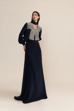 Cargar imagen en el visor de la Galería, Falda Tatiana Navy