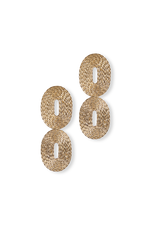 Load image into Gallery viewer, Double Solomonic Gold Thread Earrings