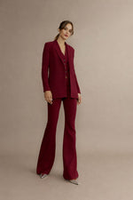 Load image into Gallery viewer, Inesa Wool Blazer Burgundy