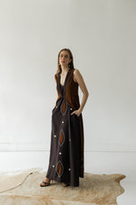 Load image into Gallery viewer, Vestido Ginger Ovalos Choco