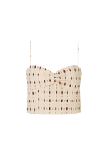 Cargar imagen en el visor de la Galería, Top Julia Ovalos Beige