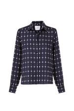 Load image into Gallery viewer, Camisa Diane Ovalos Blue