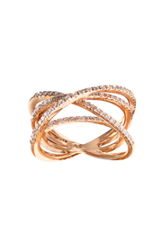 Anillo Infinito Brillante Blanco