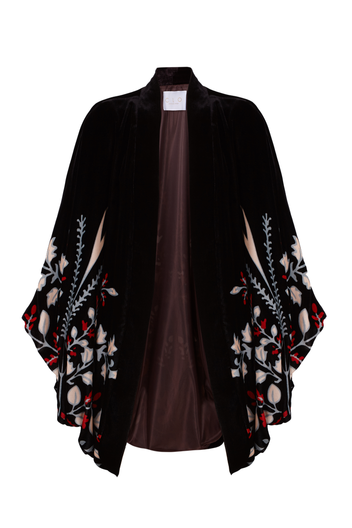 Kimono Nocturno Black Velvet