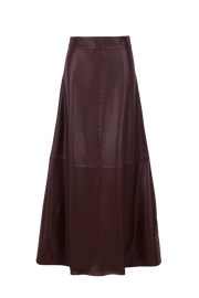 Falda Diandra Napa Burdeos
