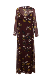 Vestido Claire Nocturno Burdeos