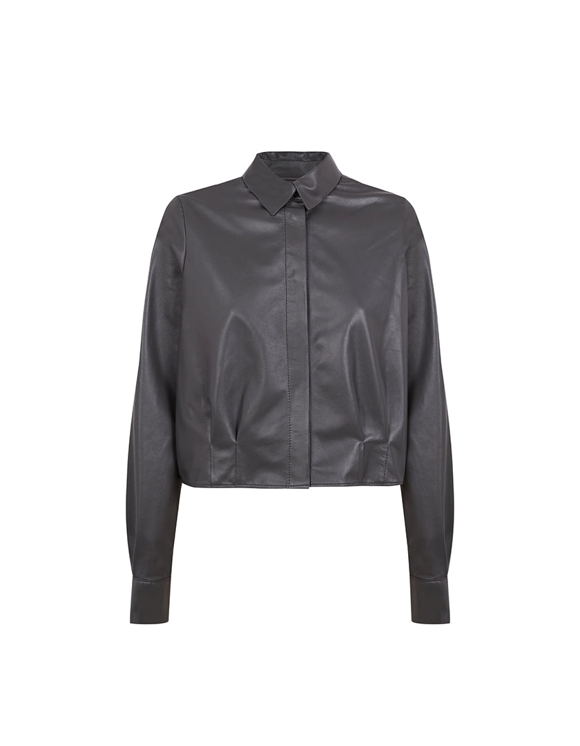 Camisa Nicola Gris Napa