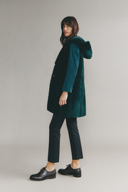 Norik Hoodie Vest Petrol Green