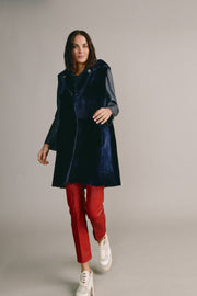 Norik Hoodie Vest Night Blue