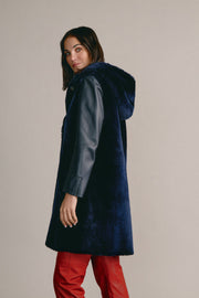 Norik Hoodie Vest Night Blue