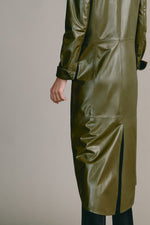 Cargar imagen en el visor de la Galería, Trench Rose Napa Verde
