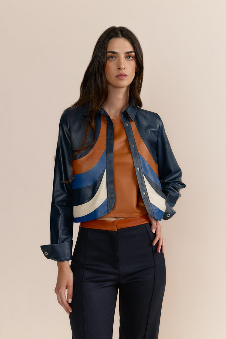 Camisa Nicola Tricolor Napa
