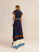 Load image into Gallery viewer, Vestido Isabella Tramablue
