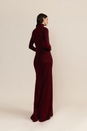 Vestido Casimira Burdeos