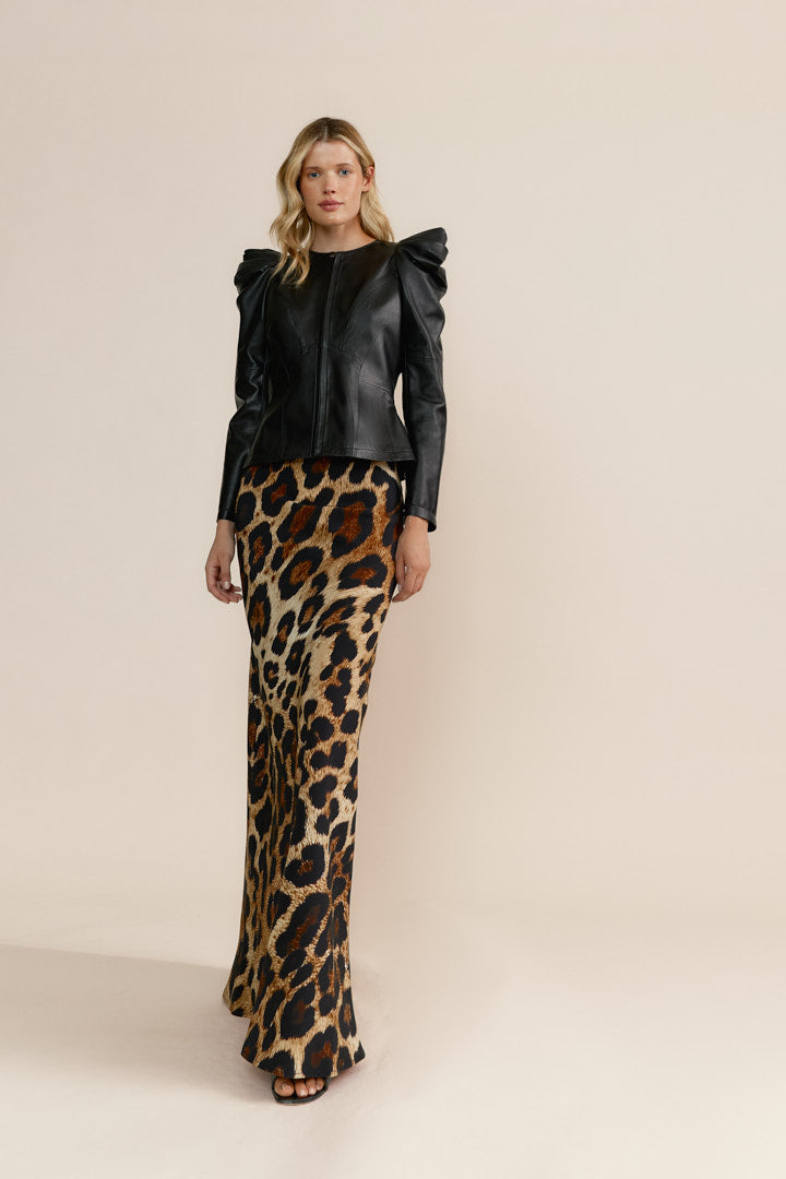 Chaqueta Margot Negra Napa
