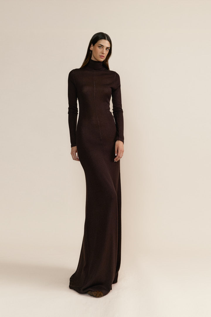 Vestido Casimira Choco