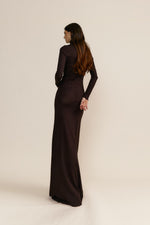 Cargar imagen en el visor de la Galería, Vestido Casimira Choco
