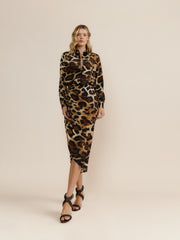 Blusa Over Leopaura