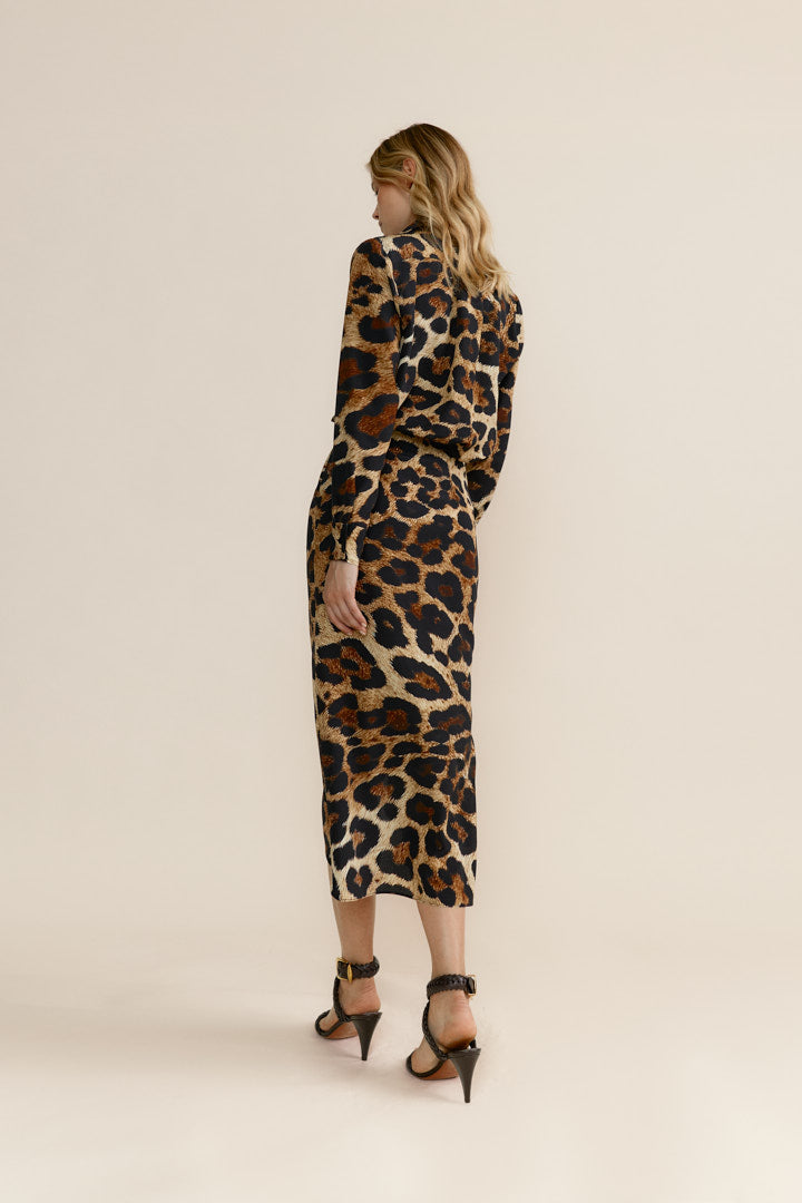 Camisa Over Leopaura