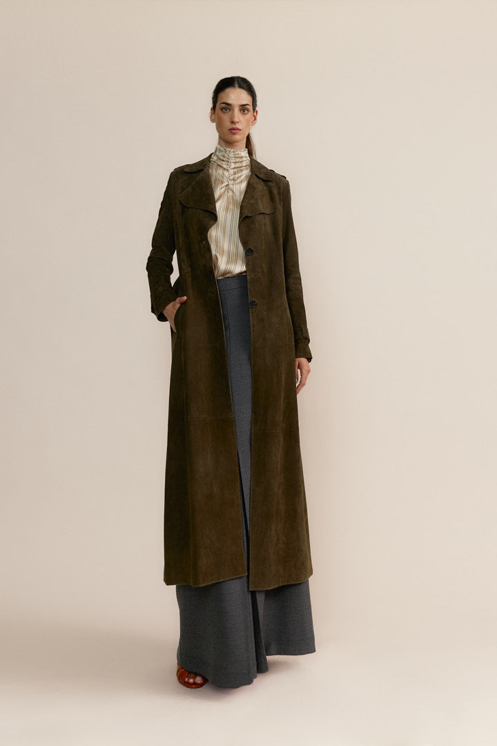 Trench Sara Verde Oliva