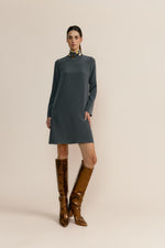 Load image into Gallery viewer, Vestido Amanda Corto Gris Arcade

