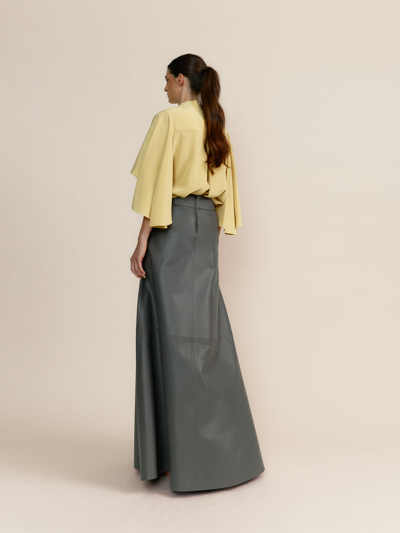Falda Diandra Gris Napa