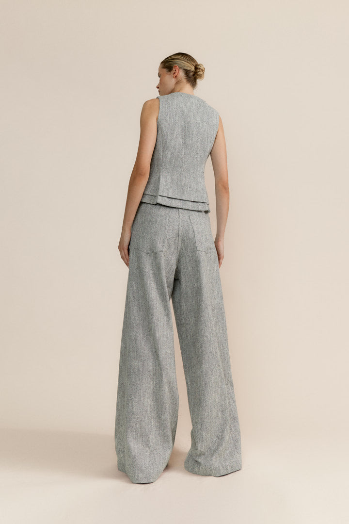 Chaleco Bianca Gris Anis Arcade