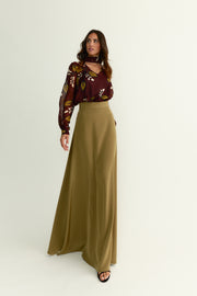 Blusa Francesca Nocturno Burdeos