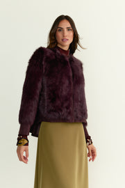 Chaqueta Philippa Burdeos