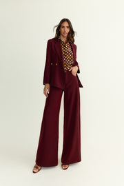 Pantalon Argos Burdeos