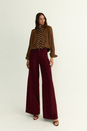 Pantalon Argos Burdeos