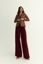 Pantalon Argos Burdeos