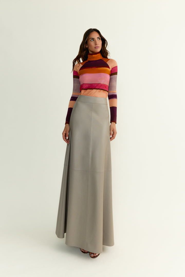 Falda Diandra Napa Gris