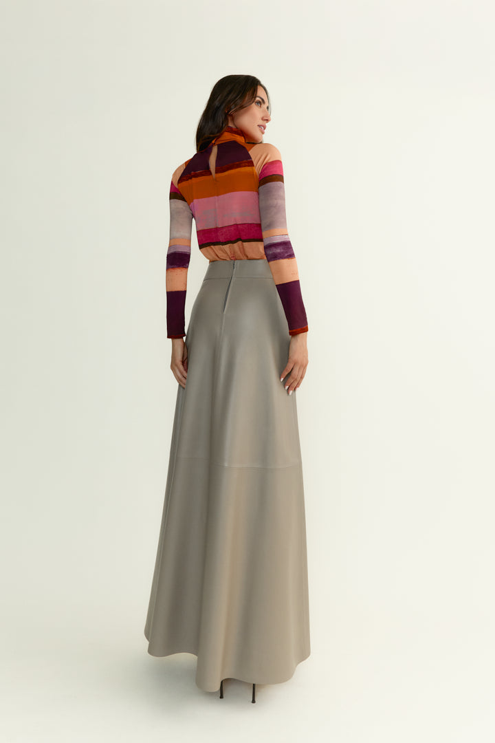 Falda Diandra Napa Gris