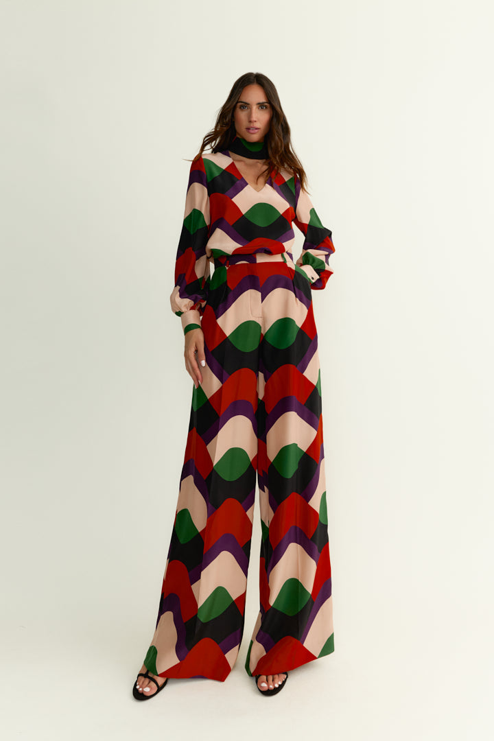 Pantalon Hipper Palazzo Serpentine