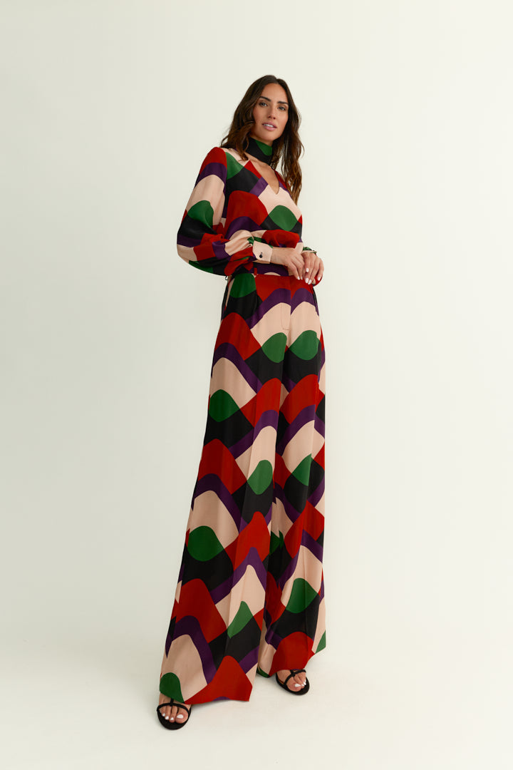 Pantalon Hipper Palazzo Serpentine