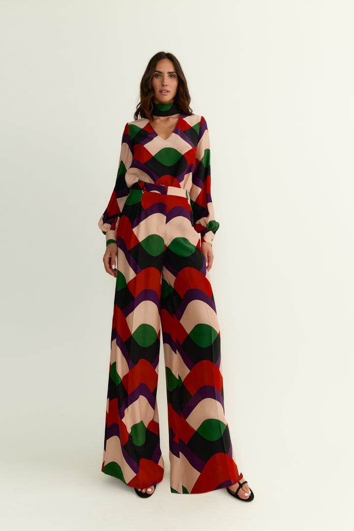 Pantalon Hipper Palazzo Serpentine