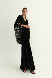 Kimono Nocturno Black Velvet