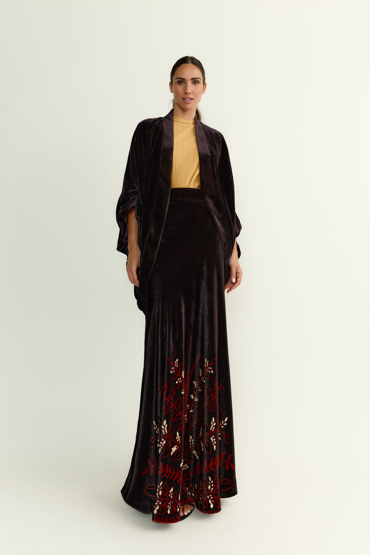 Falda Diandra Bouquet Choco