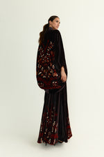 Cargar imagen en el visor de la Galería, Kimono Bouquet Choco Velvet
