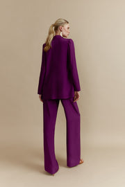Willy Purple Silk Pants