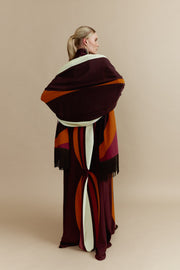 Constellations Shawl XL Brown