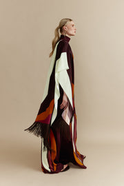 Constellations Shawl XL Brown