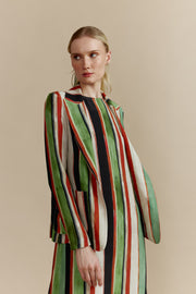 Lauren Orange Stripe Blazer