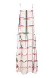 Vestido Bianca Cuadros Blanco