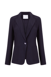 Blazer Lauren Seda Azul Marino