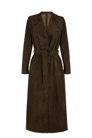 Sara Trench Olive Green