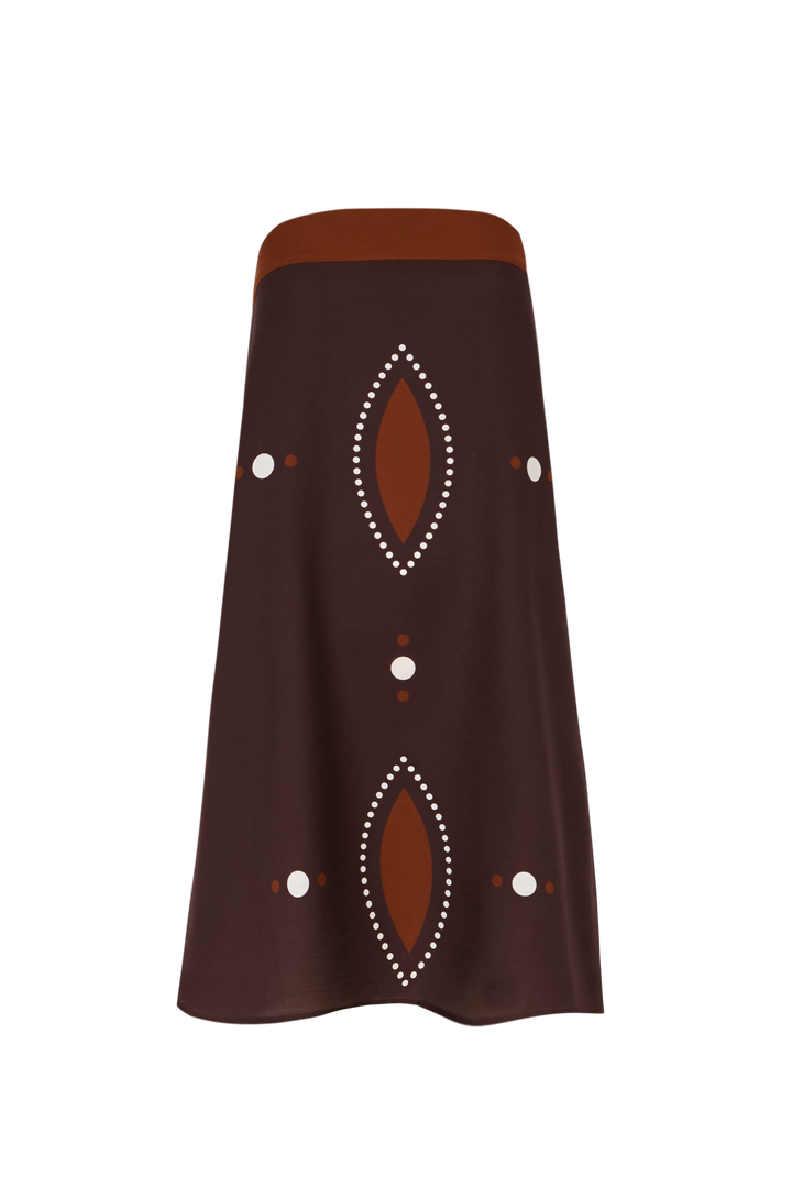 Vestido Adele Mini Ovalos Choco