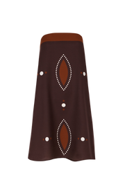 Vestido Adele Mini Ovalos Choco