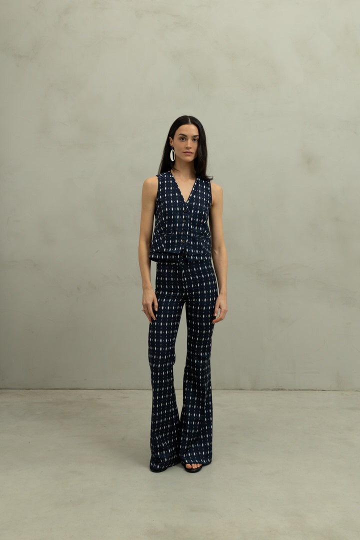 Chaleco Bianca Ovalos Blue